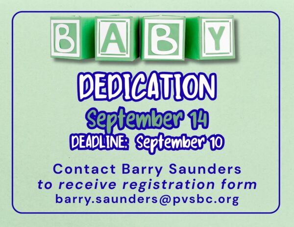 2025 SEP14 BABY DEDICATION